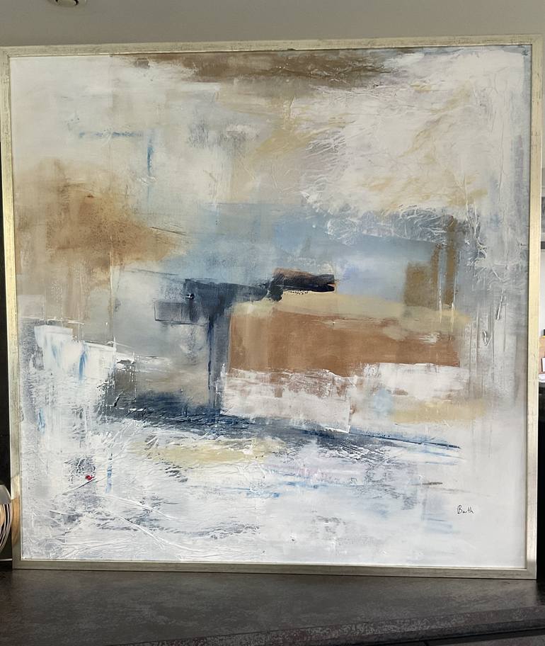 Original Art Deco Abstract Painting by Christine Barth Mroz
