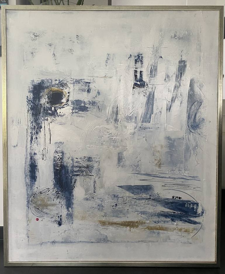 Original Abstract Expressionism Abstract Painting by Christine Barth Mroz