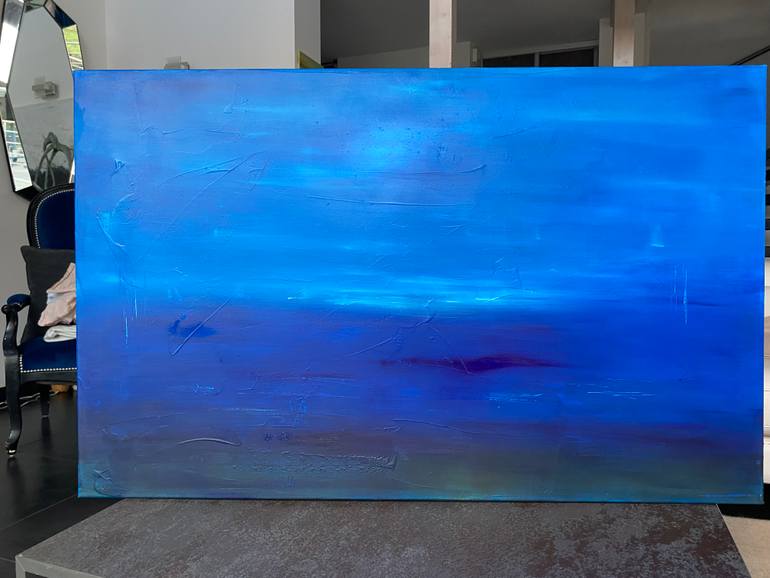 Original Art Deco Abstract Painting by Christine Barth Mroz