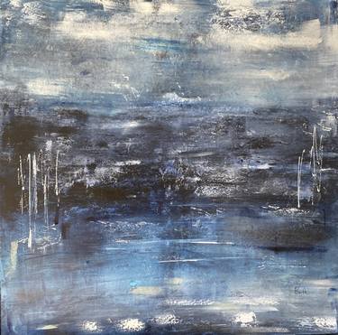 Original Abstract Expressionism Abstract Painting by Christine Barth Mroz