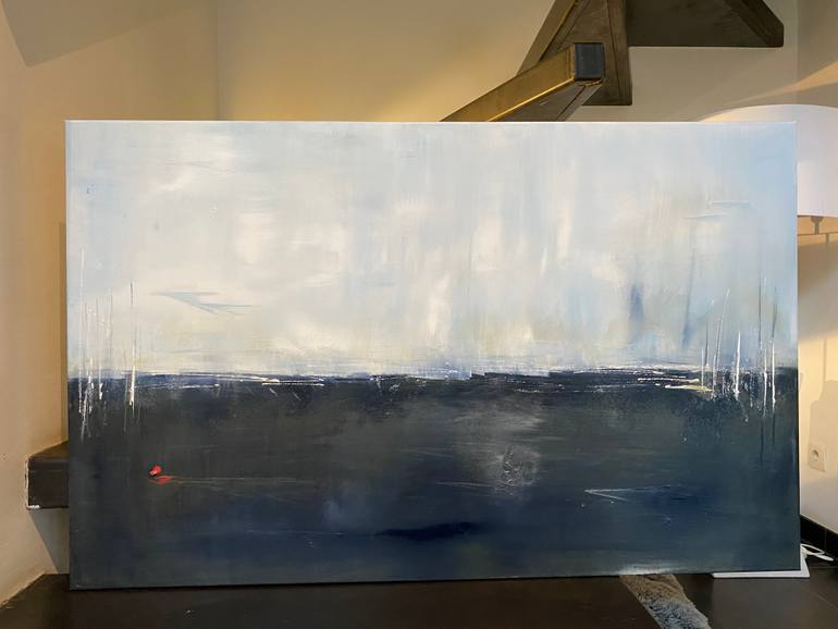 Original Minimalism Abstract Painting by Christine Barth Mroz