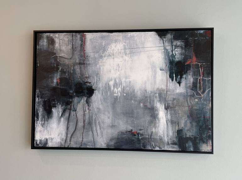 Original Abstract Expressionism Abstract Painting by Emi Subotovsky