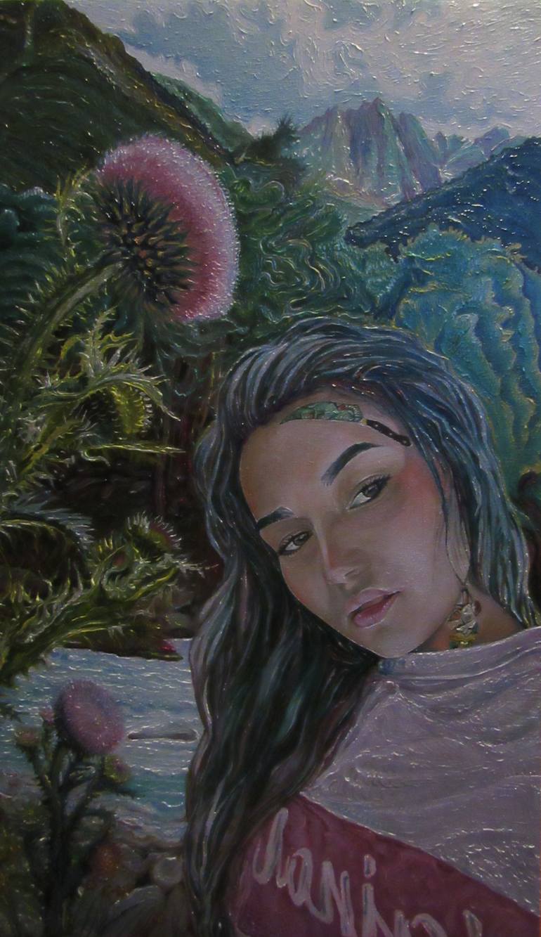 Original Impressionism People Painting by Андрей Герг