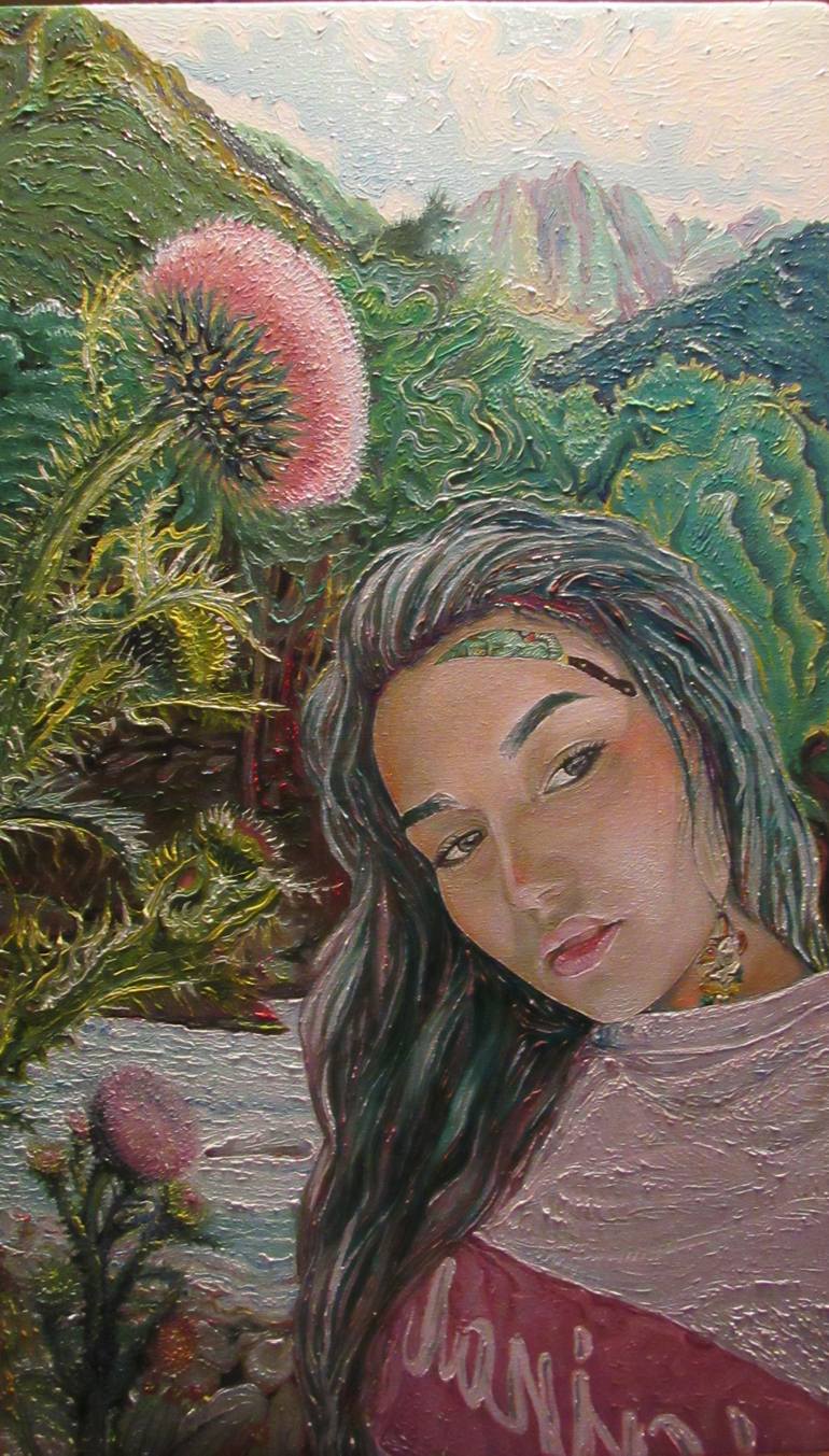 Original Impressionism People Painting by Андрей Герг