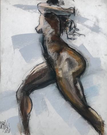 Original Nude Drawing by Marc Lauwers
