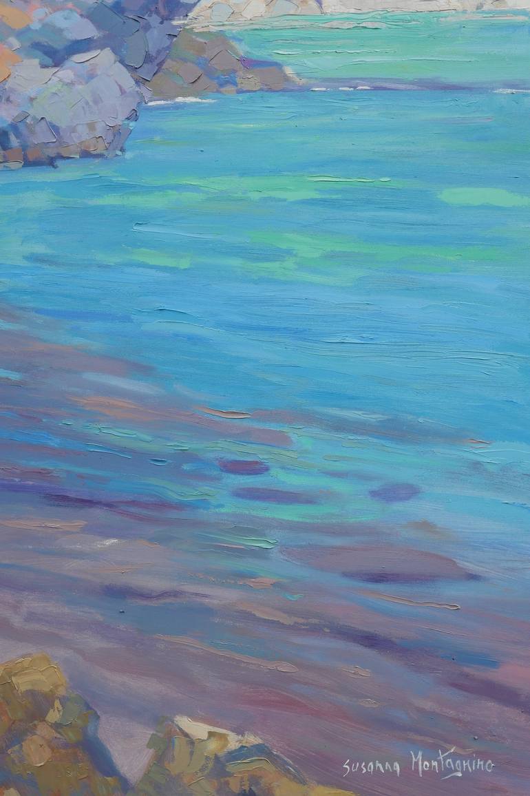 Original Impressionism Seascape Painting by Susanna Montagnino