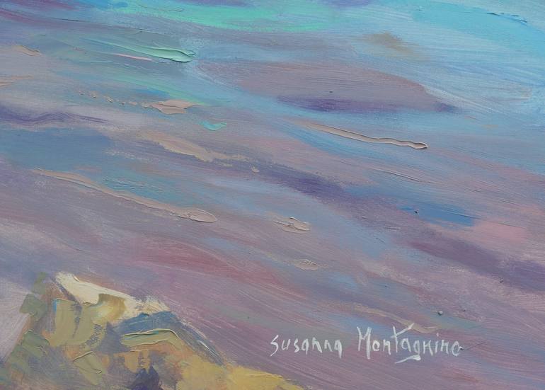 Original Impressionism Seascape Painting by Susanna Montagnino