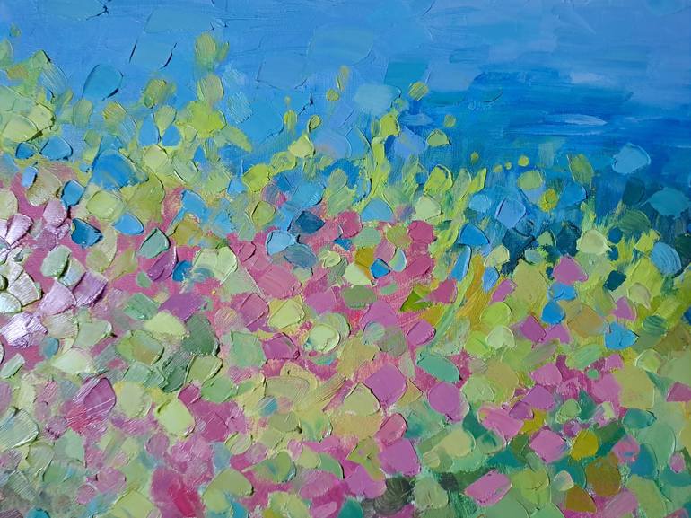 Original Impressionism Seascape Painting by Susanna Montagnino