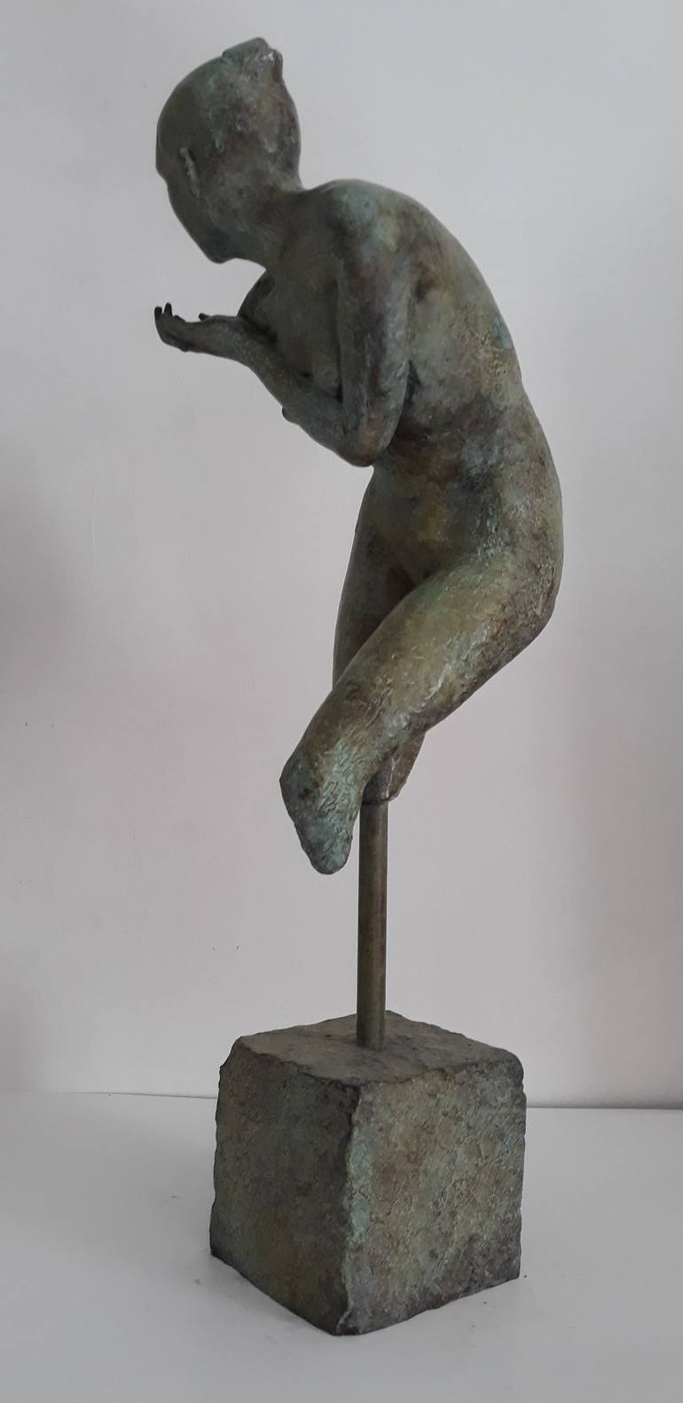 Original Figurative Nude Sculpture by Susanna Montagnino