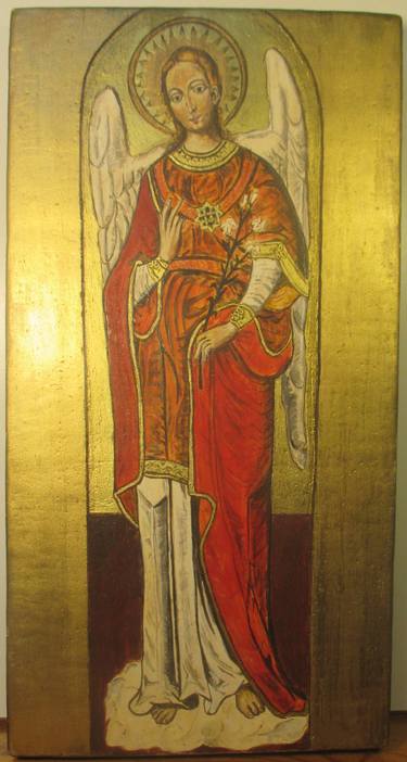 Print of Fine Art Religion Paintings by Grafolinea Art