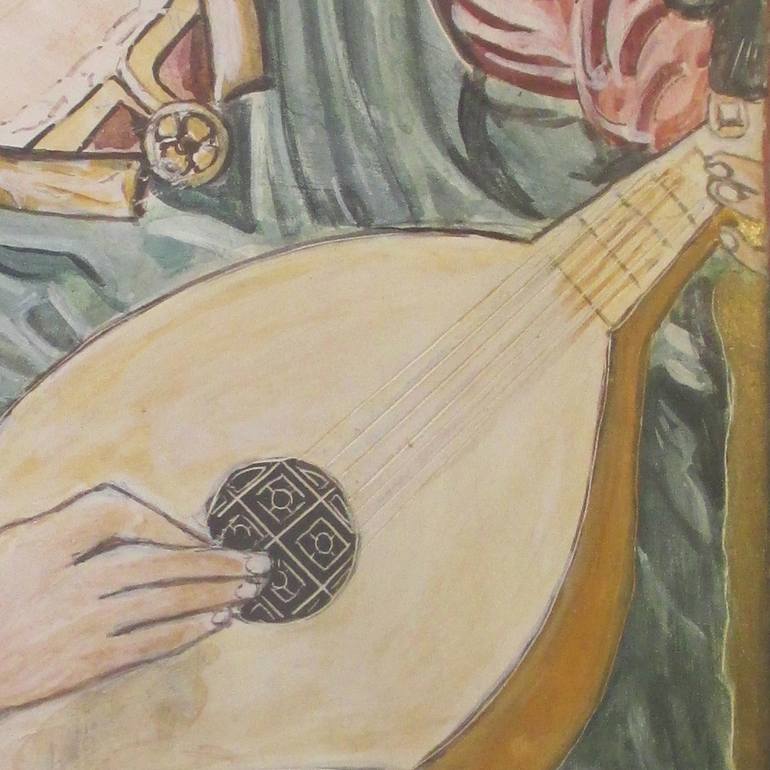 Original Figurative Religion Painting by Grafolinea Art