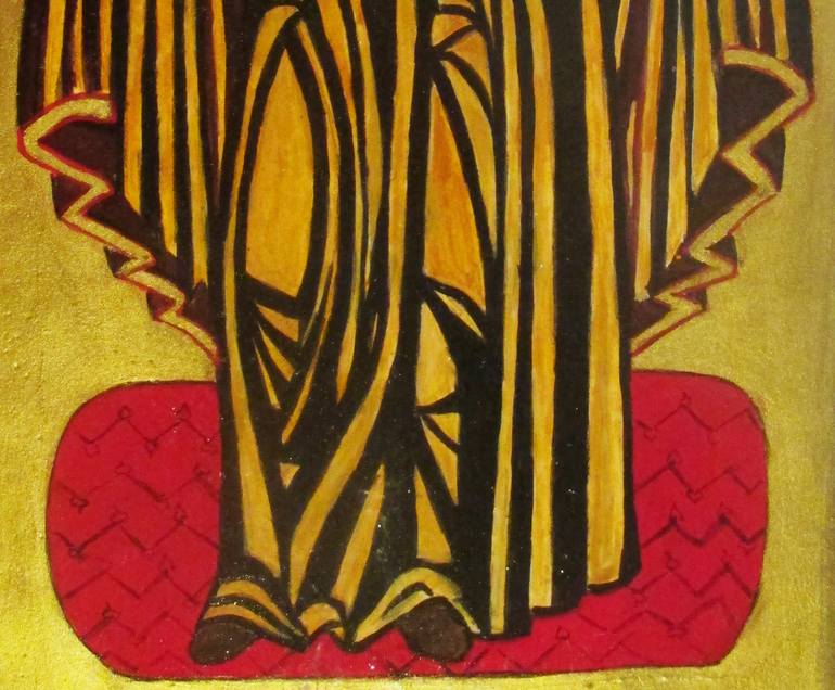 Original Figurative Religion Painting by Grafolinea Art