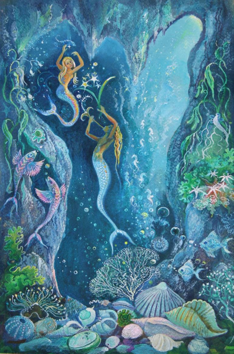 Cave Paintings Of Mermaids