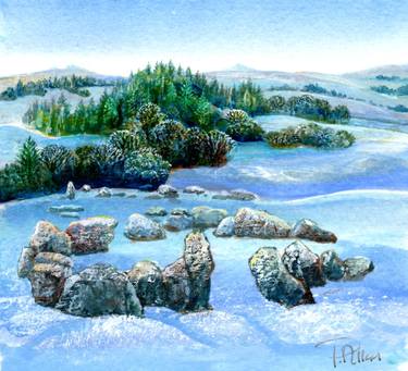 Stone Settlement   Dartmoor Deep Winter thumb