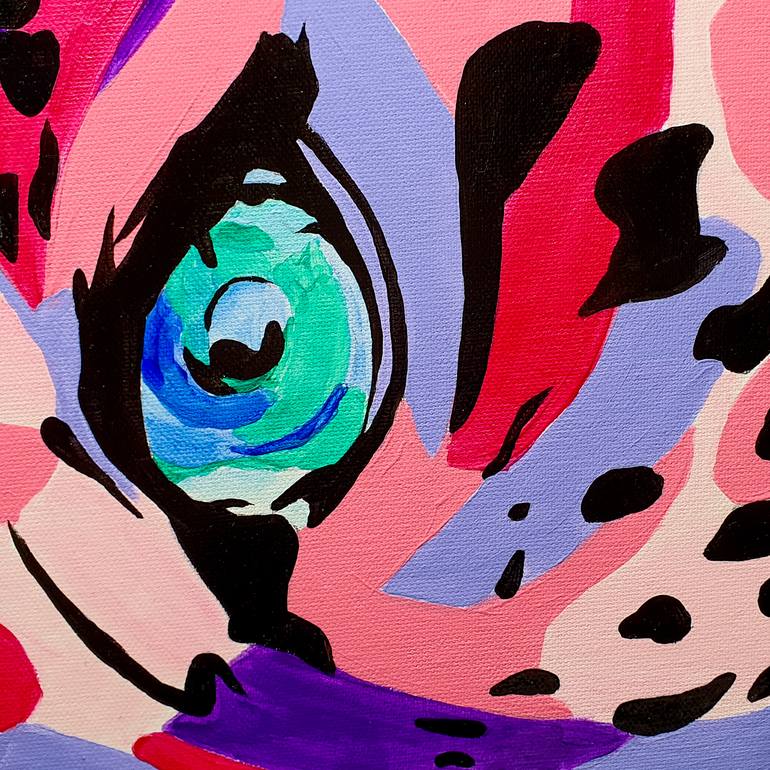 Original Expressionism Animal Painting by Maria Sabrina Viviani