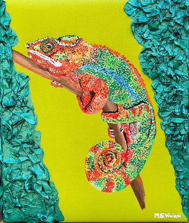 Original Pop Art Animal Paintings by Maria Sabrina Viviani