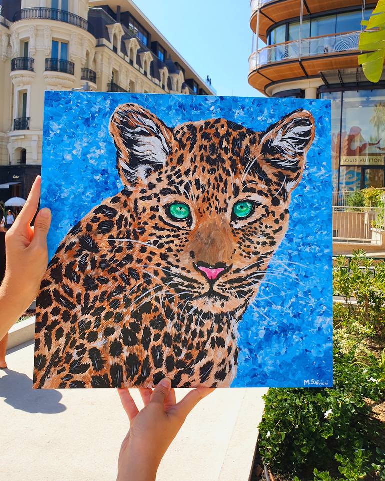 Original Modernism Wildlife Painting by Maria Sabrina Viviani
