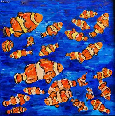 Original Fish Paintings by Maria Sabrina Viviani