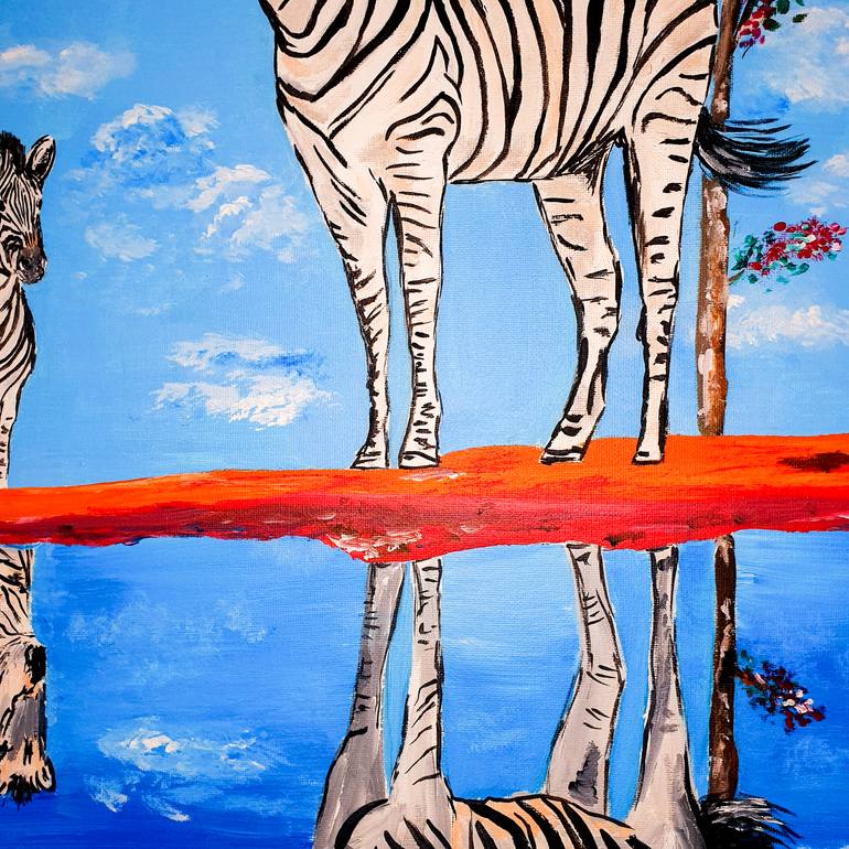 Original Contemporary Animal Painting by Maria Sabrina Viviani