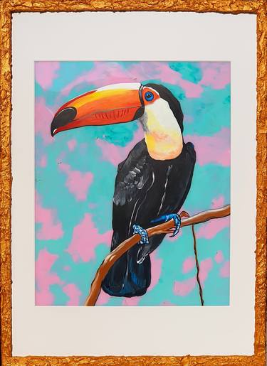 Canvas Stretched Tucan 16 x 20