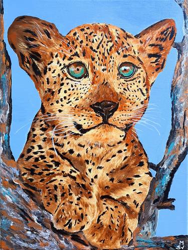 Leopard Watercolour Painting – D'Essential Oils