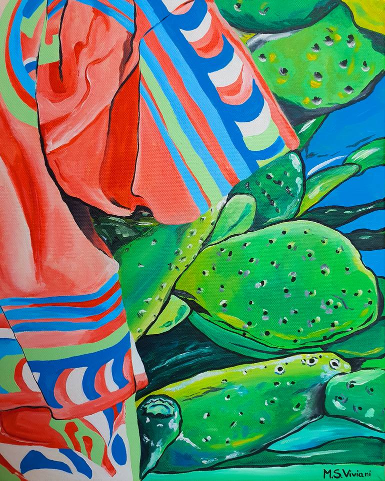 Original Contemporary Women Painting by Maria Sabrina Viviani