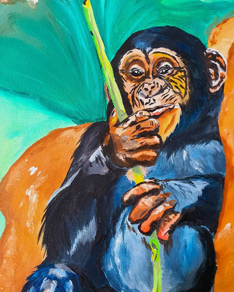 Original Fine Art Animal Painting by Maria Sabrina Viviani