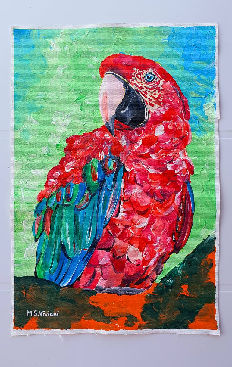 Original Pop Art Animal Painting by Maria Sabrina Viviani