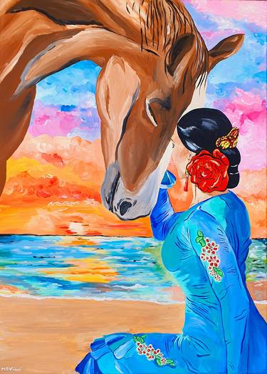 Horse and flamenco - Maria Sabrina Viviani thumb