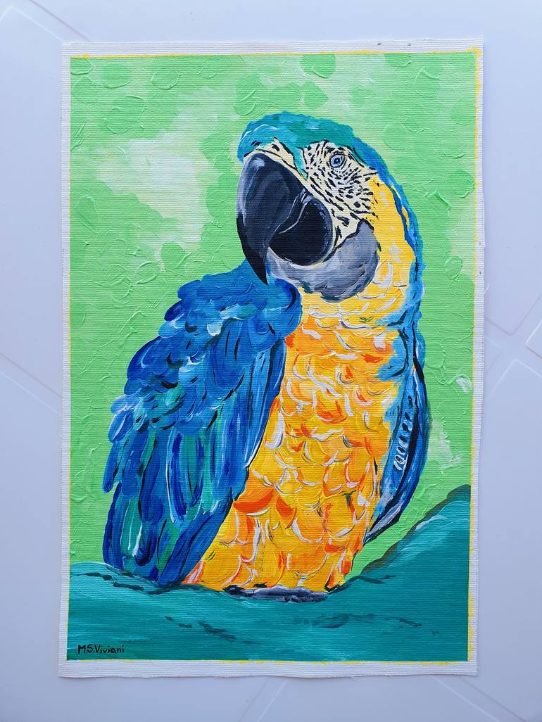 Original Contemporary Animal Painting by Maria Sabrina Viviani