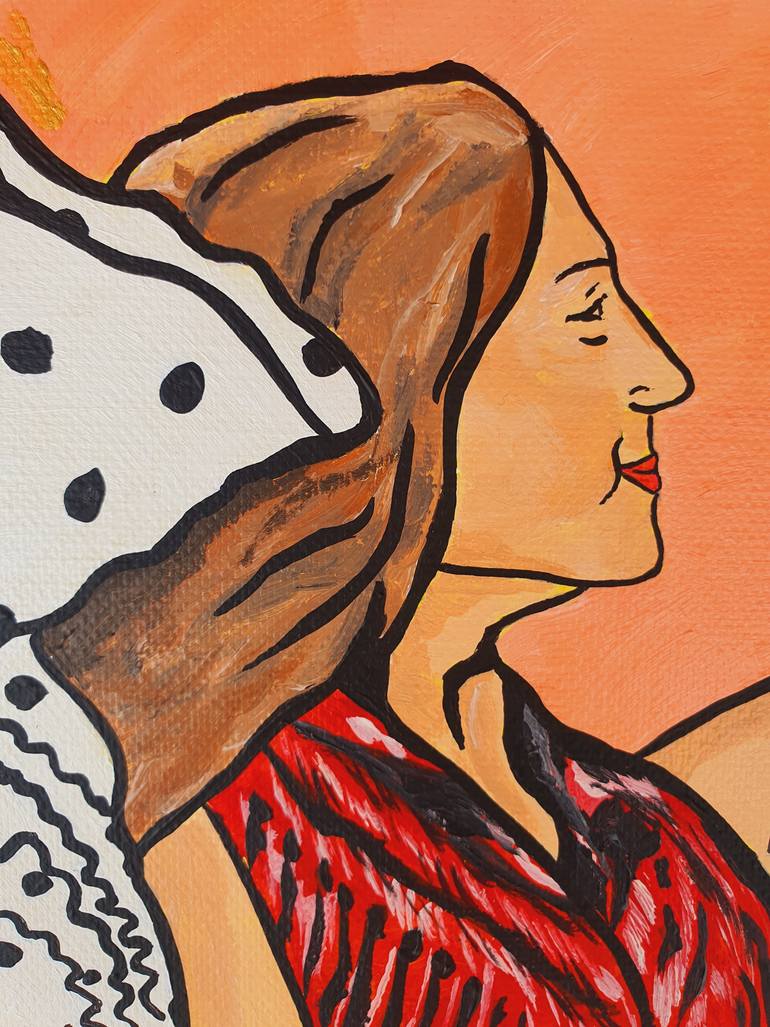 Original Impressionism Love Painting by Maria Sabrina Viviani