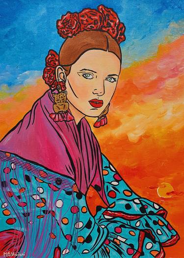 Original Women Paintings by Maria Sabrina Viviani