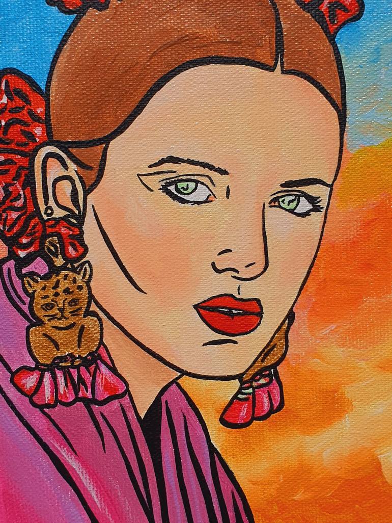 Original Contemporary Women Painting by Maria Sabrina Viviani