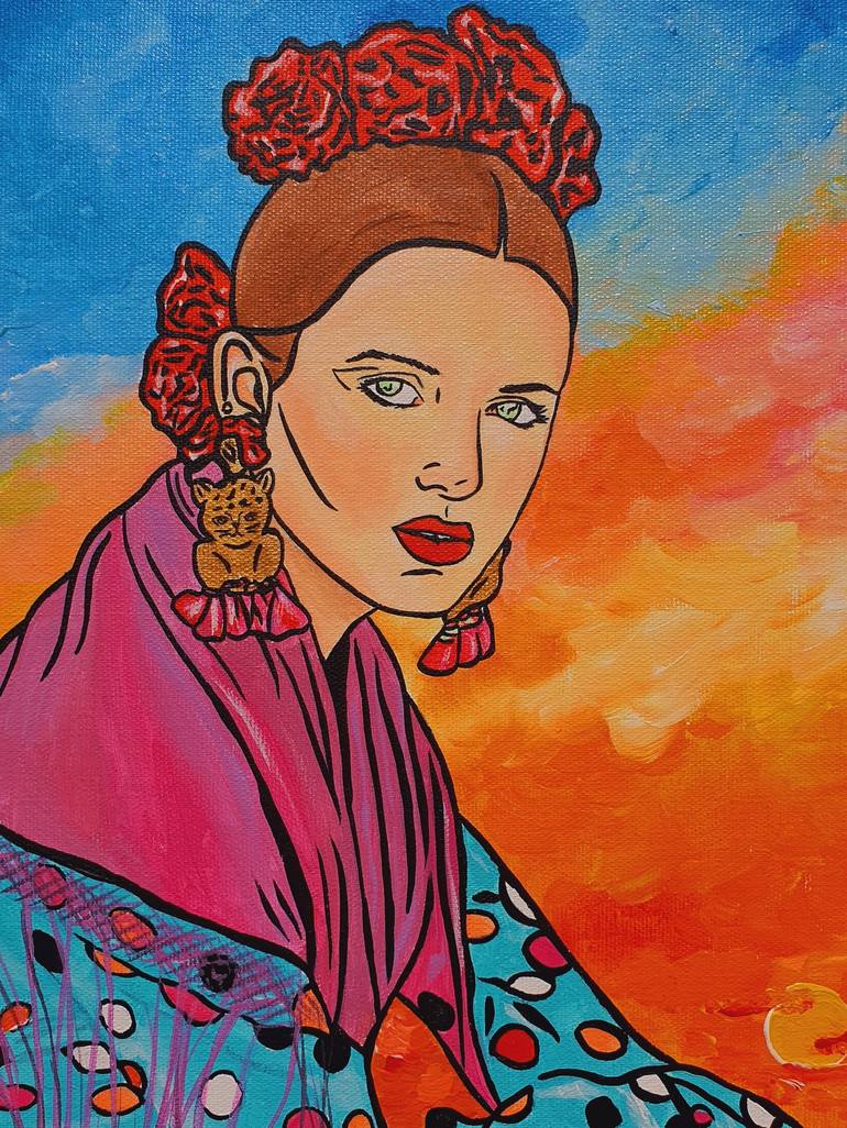 Original Women Painting by Maria Sabrina Viviani