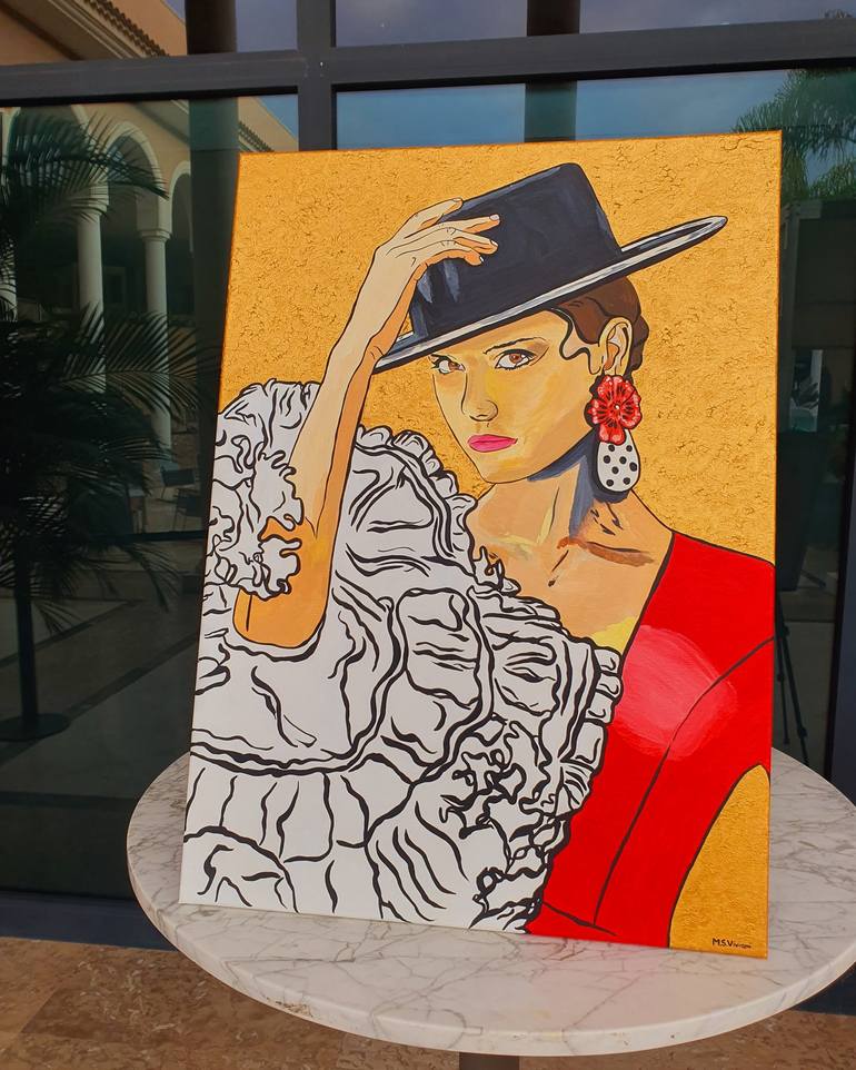 Original Women Painting by Maria Sabrina Viviani