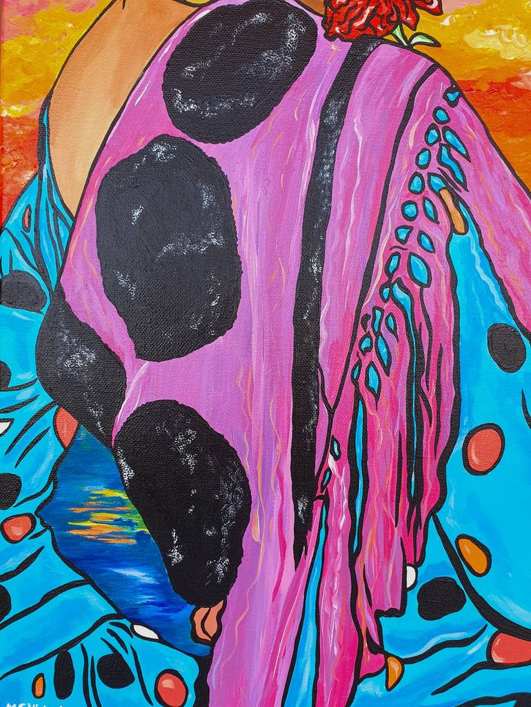 Original Women Painting by Maria Sabrina Viviani