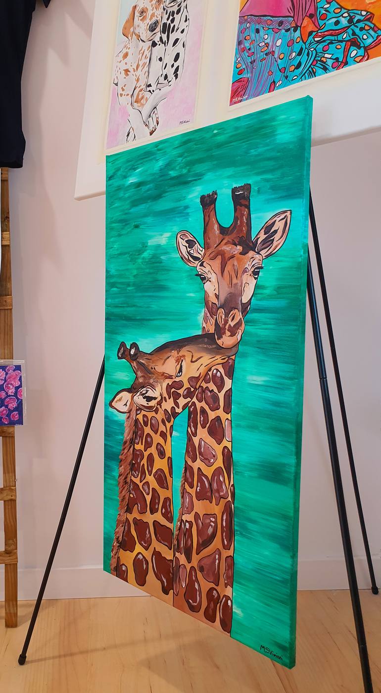 Original Modernism Animal Painting by Maria Sabrina Viviani