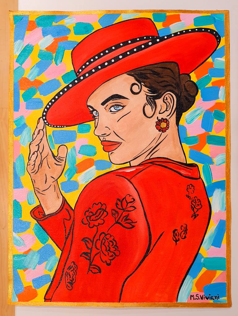 Original Contemporary Women Painting by Maria Sabrina Viviani