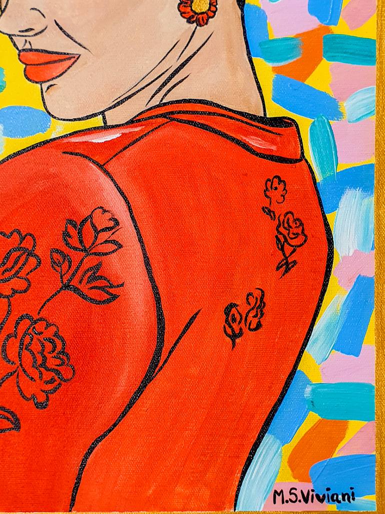 Original Contemporary Women Painting by Maria Sabrina Viviani