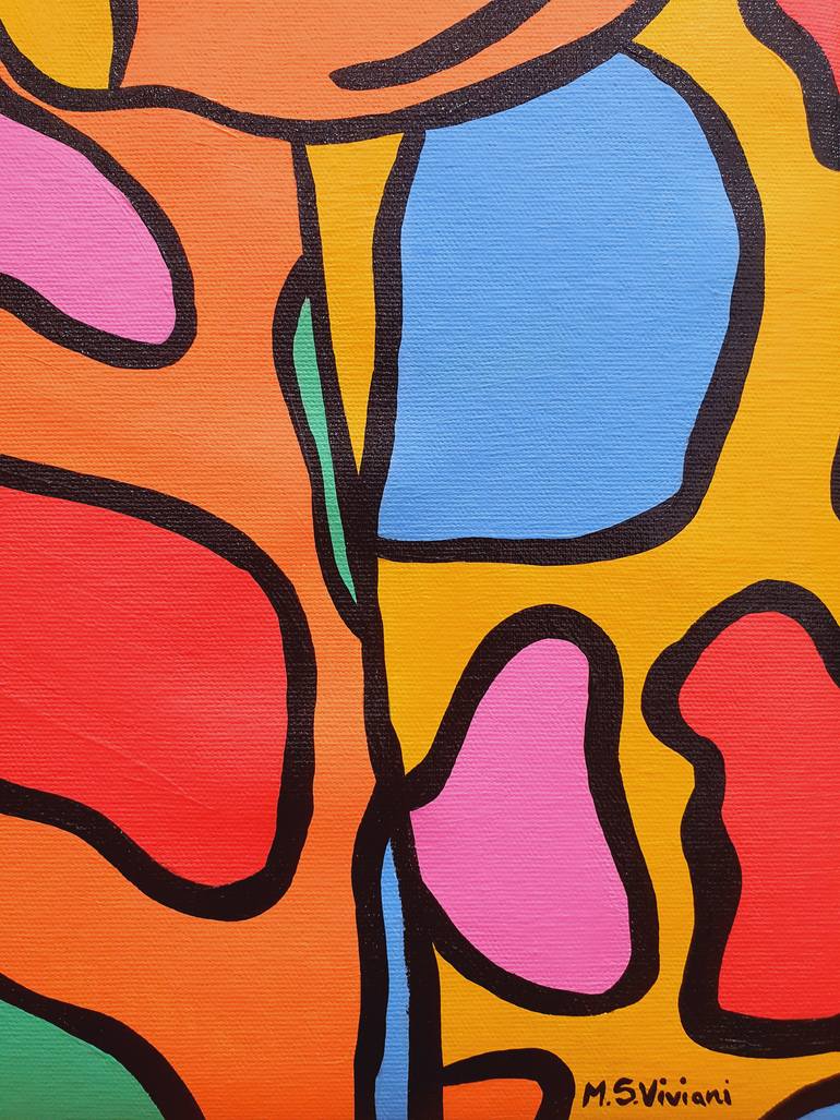 Original Pop Art Animal Painting by Maria Sabrina Viviani