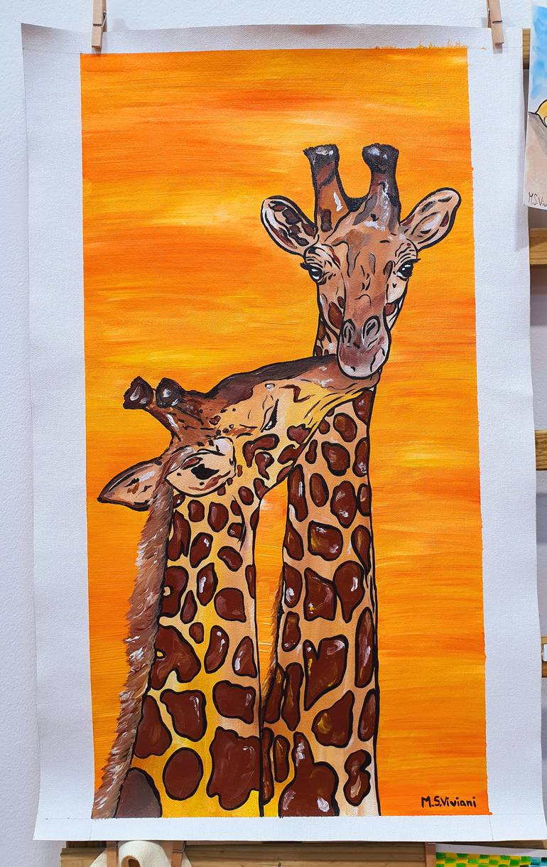 Original Pop Art Animal Painting by Maria Sabrina Viviani