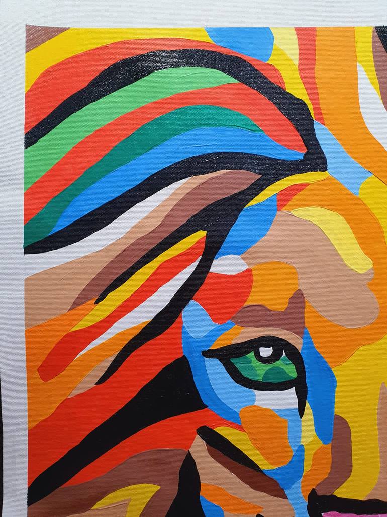 Original Pop Art Animal Painting by Maria Sabrina Viviani