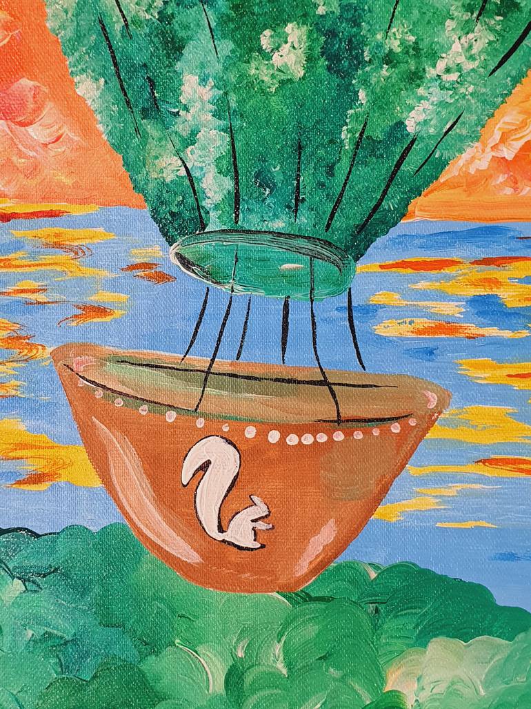 Original Contemporary Landscape Painting by Maria Sabrina Viviani