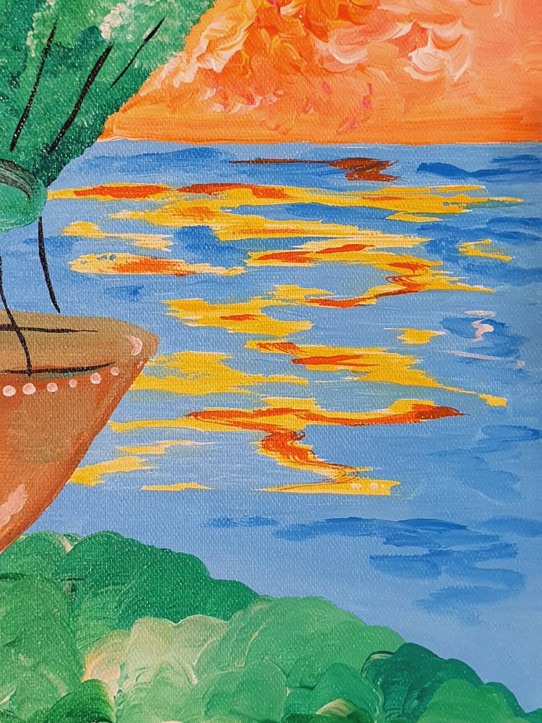 Original Contemporary Landscape Painting by Maria Sabrina Viviani