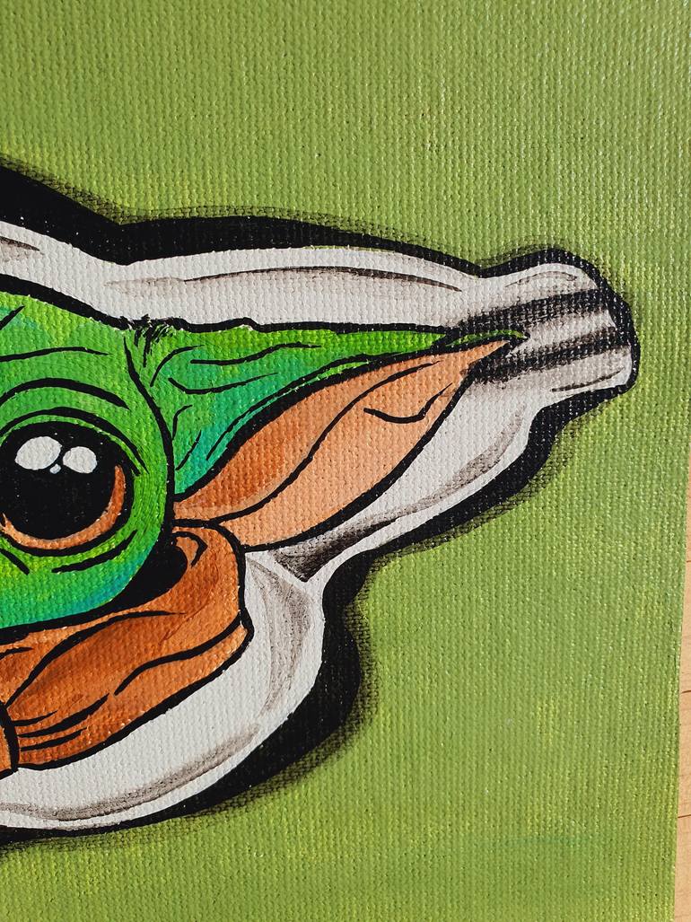 Original Pop Art Cartoon Painting by Maria Sabrina Viviani