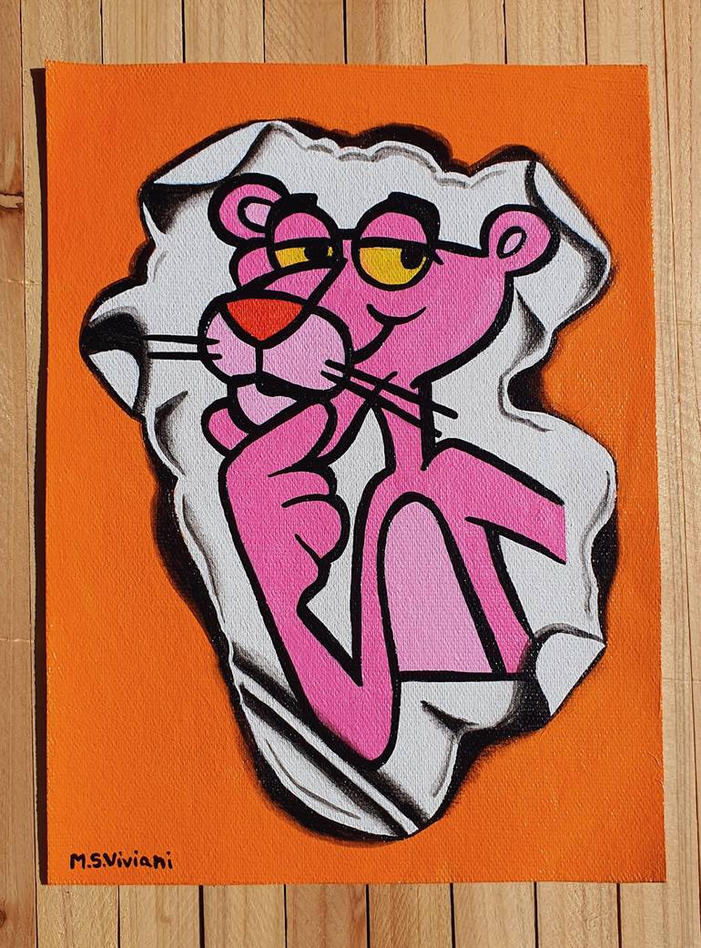 Original Contemporary Cartoon Painting by Maria Sabrina Viviani