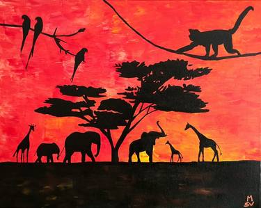 Sunset Savana by MSV Maria Sabrina Viviani thumb