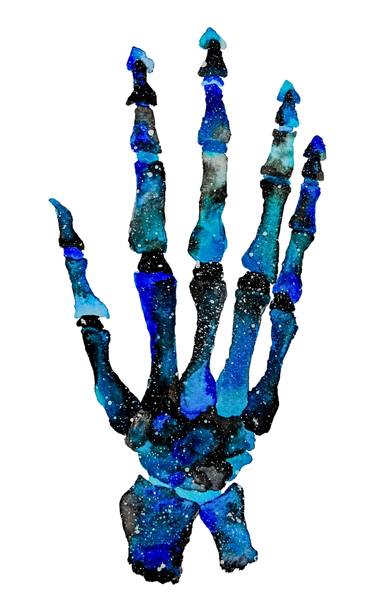 Hand Skeletal x Galaxy thumb