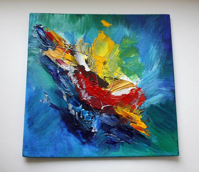 Original Conceptual Abstract Painting by Veronika Zubareva