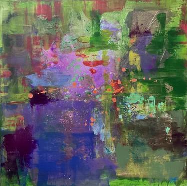 Original Abstract Expressionism Abstract Paintings by Vera Klimova